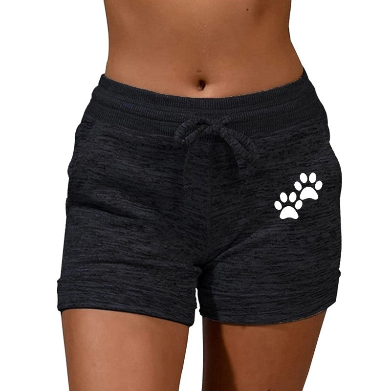 Summer Women's Shorts Printed Shorts Stretch Low Waist Women's Sexy Beach Fitness Shorts Women's Large Size