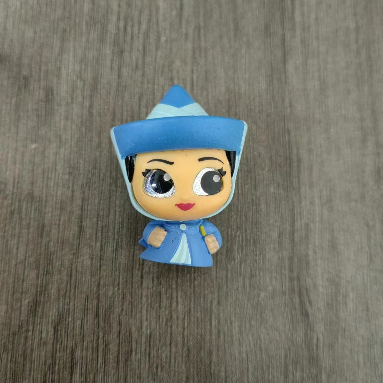 Genuine Disney Doorables Cartoon Figures Kawaii Mickey Mouse Princesa Anna Elsa Boneca de Olhos Grandes de Vidro Série Modelo Brinquedos Presentes Infantis
