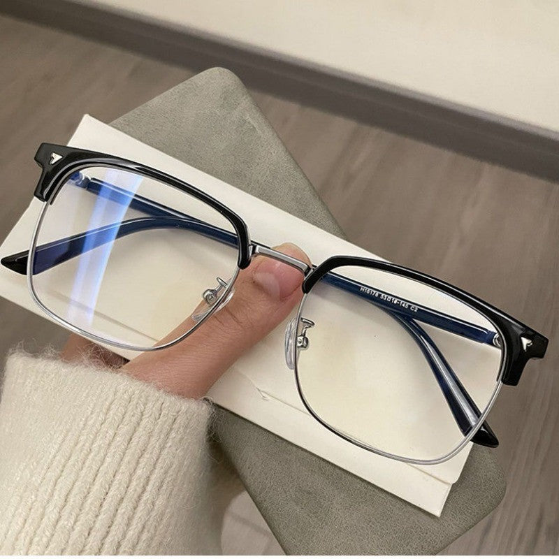 Metal Frame Myopia Glasses Men Women Blue Light Blocking Computer Eyewear Unisex Near Sight Eyeglasses Diopter 0 To -4.0 ????