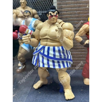 NEW JADA Toys E. Honda Akuma Cammy Anime Action Figure Statue JADA Street Fighter Model Toy Collection Model Doll Toy Gifts