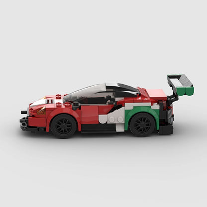 MOC Carro Esportivo de Corrida Veículo Cidade Speed Racer Modelo Técnico Blocos de Construção Tijolos Supercarro F1 Brinquedos Infantis Presentes para Meninos NSX
