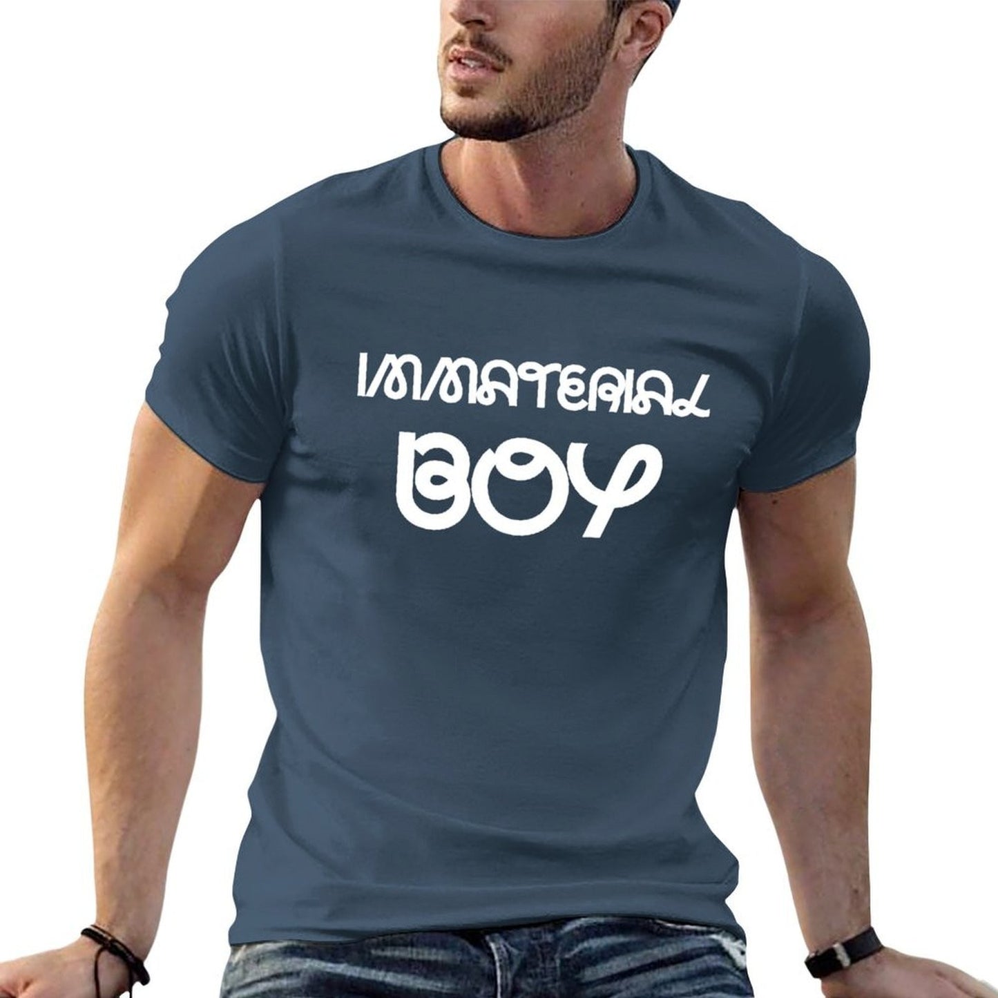 IMMATERIAL BOY T-Shirt t shirt man plain t shirts for man graphic funny T-Shirt