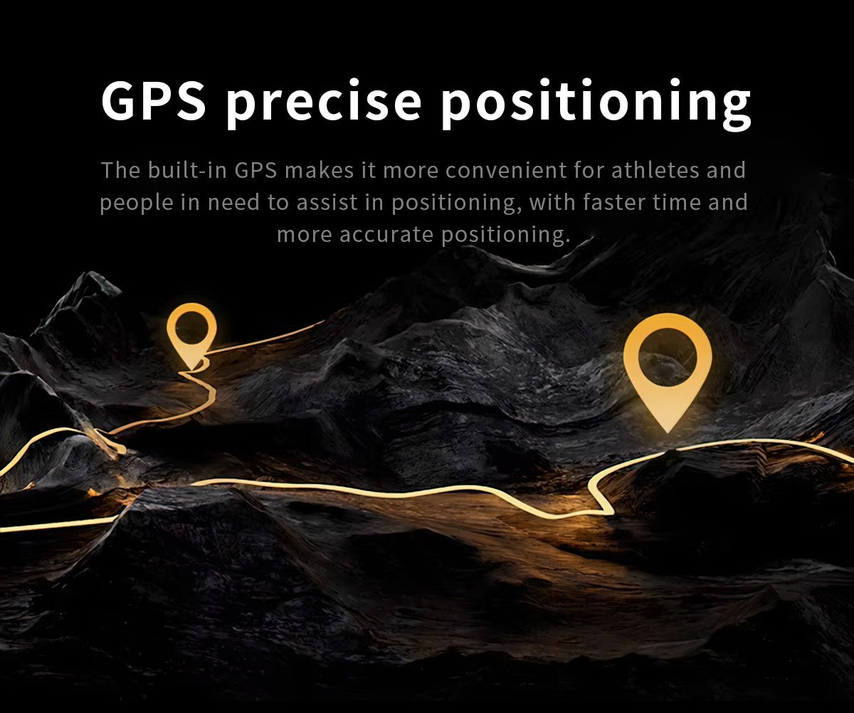 Smartwatch GUHUAVMI IOS Ultra GPS 2025 Novo à prova d'água 10ATM Bússola GNSS de banda dupla integrada Esportivo Militar Masculino Pulseira para NATAÇÃO