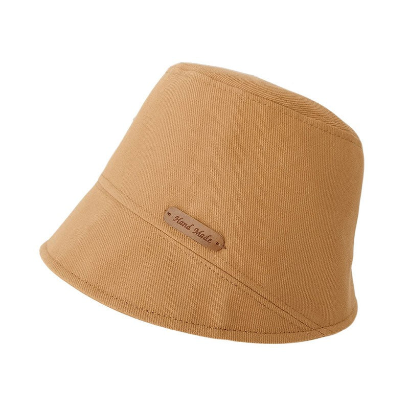 New Japanese Women Bucket Hat Fashion Cotton Soild Color Foldable Fisherman Hats Female Sun Protect Basin Cap gorras para mujer