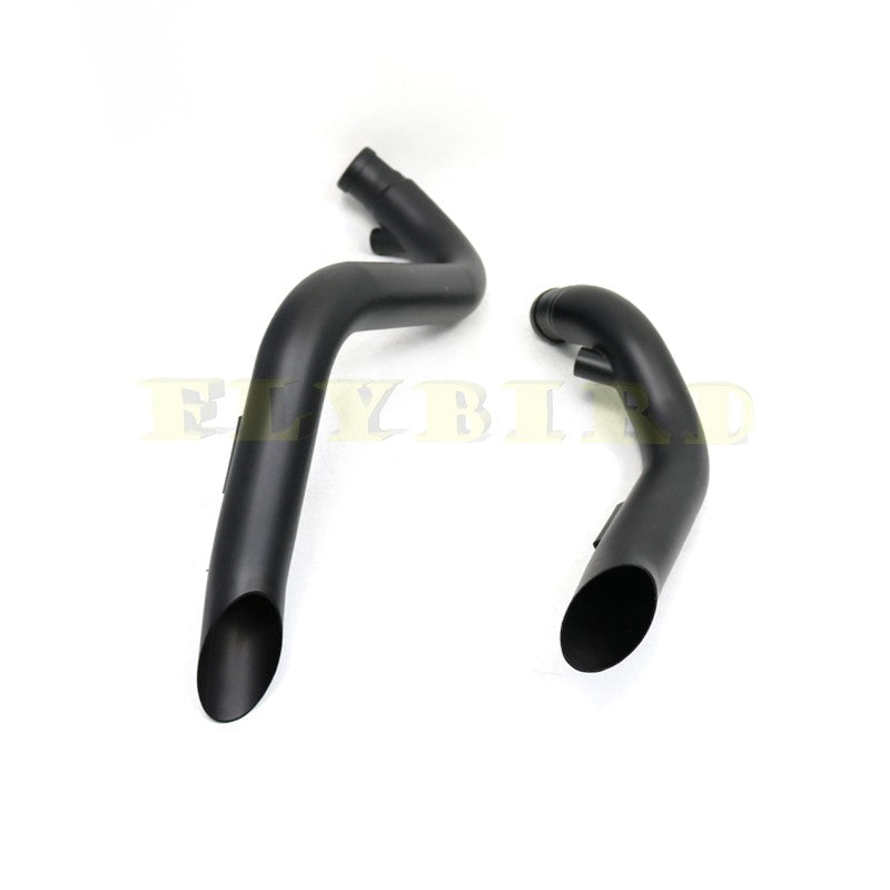 For Softail Chopper Bobber Custom Sportster XL883 883 1200 120M Black Chrome Retro Exhaust Motorcycle Pipe Muffler System Bike