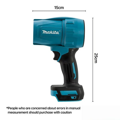 Makita 30000RPM Soprador de turboventilador sem escova de alta potência, ferramenta elétrica portátil para soprar neve, folhas e poeira para bateria de 18V