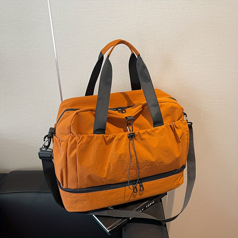 Large Travel Bag - Spacious, lightweight & durable. With adjustable strap & pockets. Perfect for travel & commute.