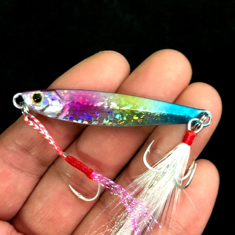 Iscas de Pesca Brilhantes Jigs 15g/6cm 7g/10g/20g/25g Isca Jigbait Arremesso Costeiro Anzóis Isca de Metal Iscas Artificiais Venda de 1 Peça