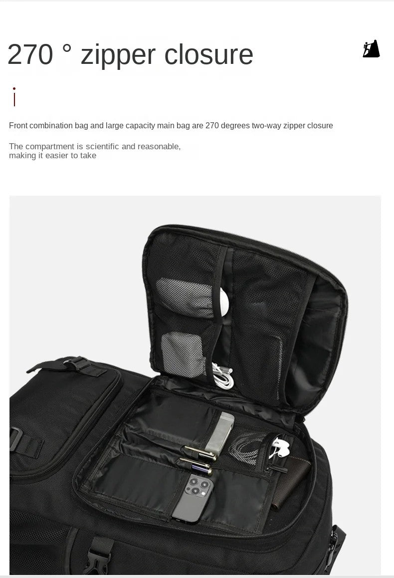 Mochila de Viagem 50L 60L 80L para Mulheres e Homens Mochila Masculina de Grande Capacidade para Viagem de Negócios Mochilas Impermeáveis ao Ar Livre Bolsa Feminina para Laptop