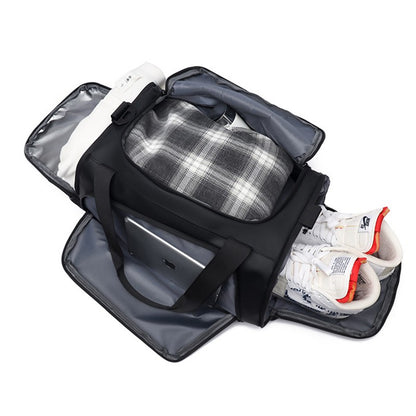 Customized Travel Bag Logo Large Capacity Storage Bag Men's Handheld Shoulder Bag Sports Gym Bag DIY