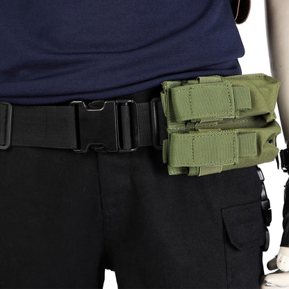 Carnival Game Leon Kennedy Costume RE Accessories Utility Belt With Bags Hero  Cosplay T-Shirt Officer Armpit Holster Halloween