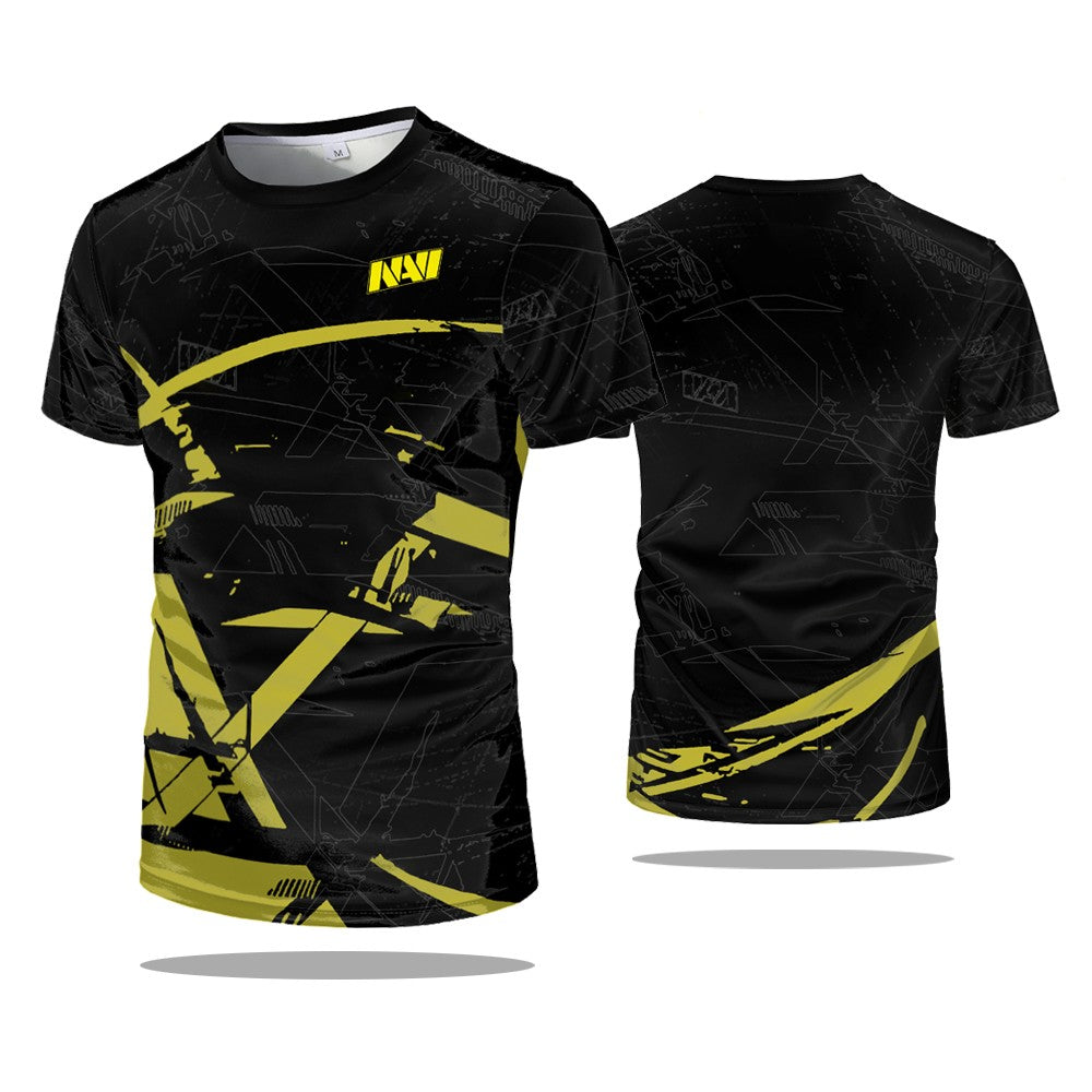 E-sports CS: GO Team Game Uniform Navi Team Training Suit Men's T-shirt Breathable Sweatshirt Cosplay Tops Kid's Holiday Gift