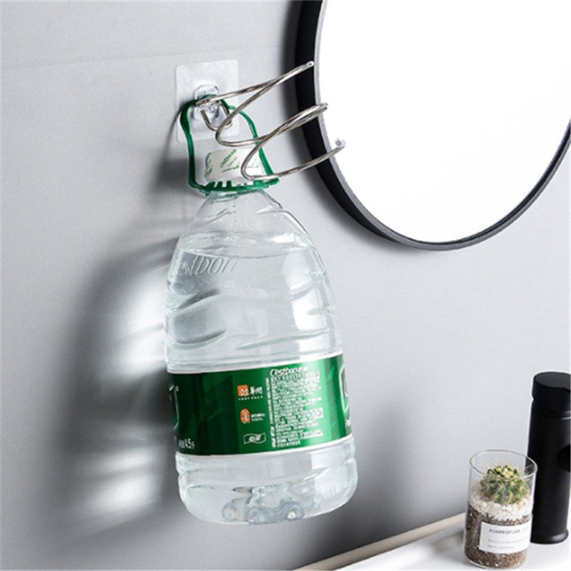 Suporte de Secador de Cabelo Organizador Soprador Adesivo Montado na Parede Sem Pregos Sem Furos Aço Inoxidável Espiral Suporte Armazenamento Para Banheiro