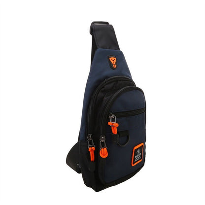 New Men Shoulder Bag Business Chest Multi-Layer Single Crossbody Portable