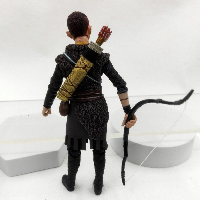 God of War 4 Filho Atreus PVC Boneco de Ação Modelo Colecionável Brinquedos 14cm