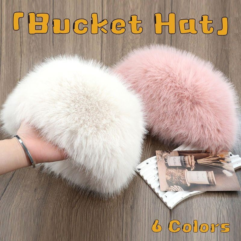 New Fluffy Fur Women's Winter Hat Winter Snow Ski Cap Female Faux Fur Thick Warm Windproof Hat Russian Hat Mink Fisherman's Hat