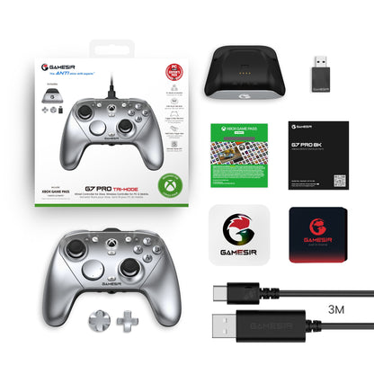 GameSir G7 Pro Wired Xbox Controller with Smart Charging Station, Hall Effect, Gyro, 3.5mm Audio Jack, 1000Hz Polling Rate