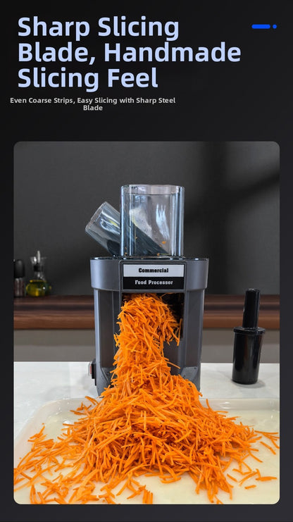 4-in-1 Electric Vegetable Chopper Automatic Food Processor Small Appliance for Cooking Heavy-Duty Meat Grinder for Home