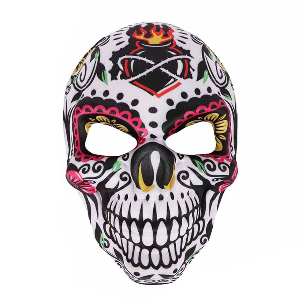 Adult Halloween Skull Mask Novelty DIY Cosplay Mask Full Face Day of The Dead Masks