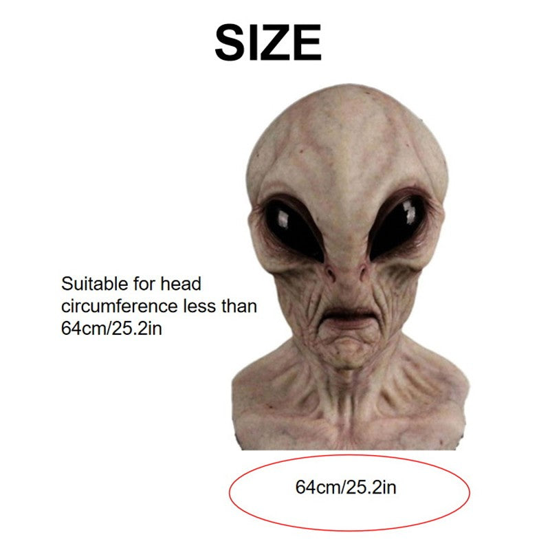 Alien Mask Alien Mask Scary Latex Mask Full Head Mask For Halloween Cosplay Costume Party Prop for Adults Men Women