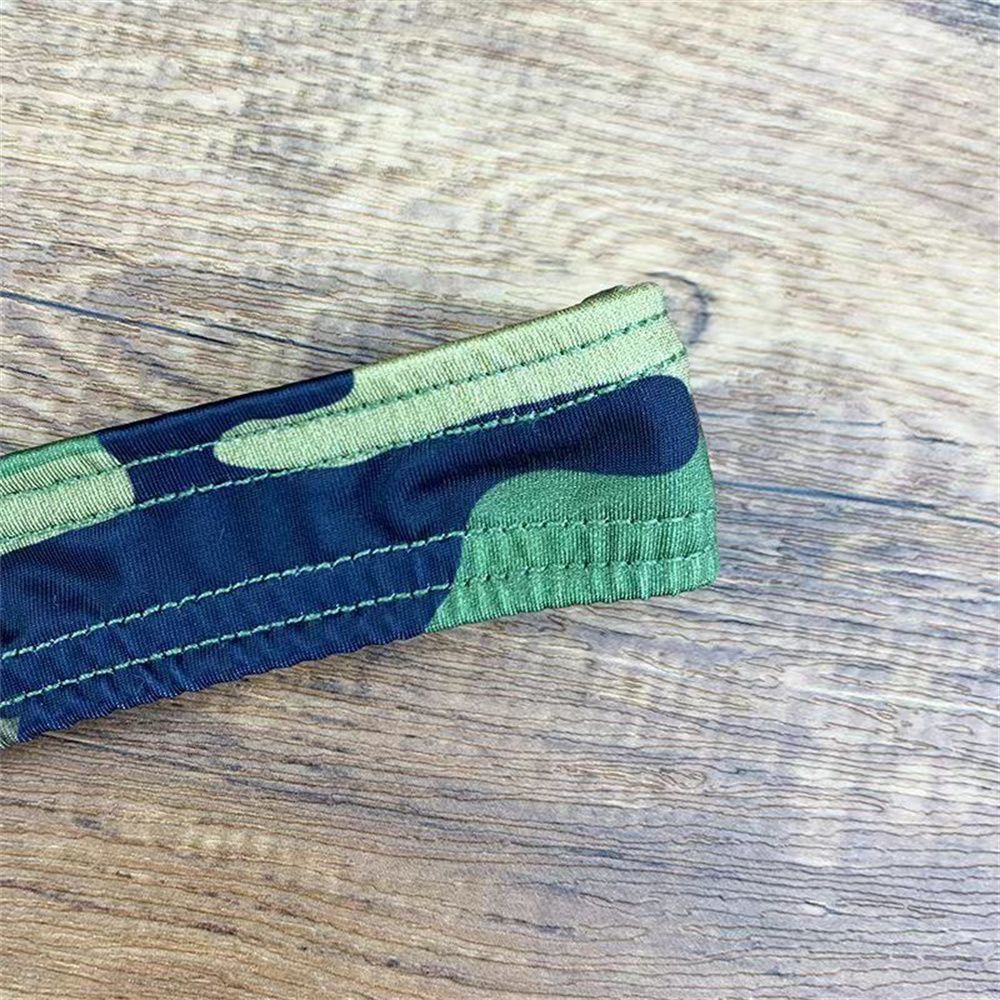 Big Men's Camouflage U Convex Underwear Sexy Elastic T-back Thong Plus Size Quick Drying Male Bikini Brief