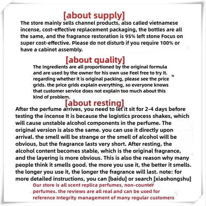 CLASSIC BRAND Perfume New Self Boundless Love Rock Bluegrass Love Men's Perfume Eau De Parfum Parfums Hombre Homme