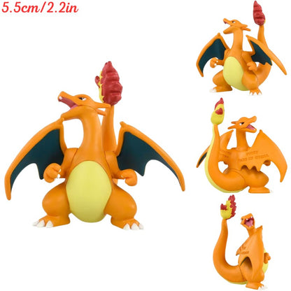 Brinquedos de Figura Pokemon Originais TAKARA TOMY Mimikyu Maushold Lapras Charizard Umbreon Sylveon Vaporeon Bonecos Modelo Presentes de Aniversário