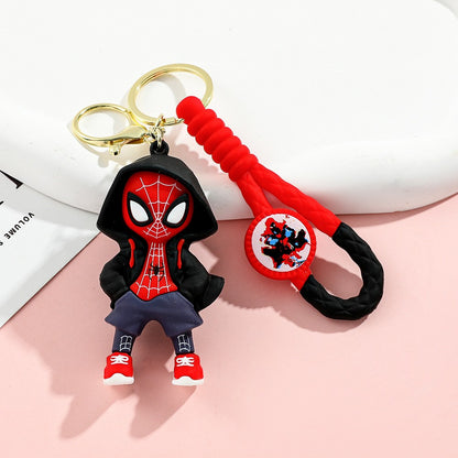 Marvel Spider Man Boneco Fofo Widget Bonecos de Ação Vingadores Homem de Ferro Capitão América Chaveiro Bolsa Chaveiro Widget Presentes de Aniversário