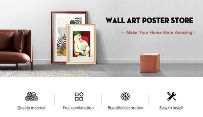 Christmas Village Prints Set of 3 Snowy Winter Town Paintings Christmas Poster Print for Living Room  Xmas Santa Decoration