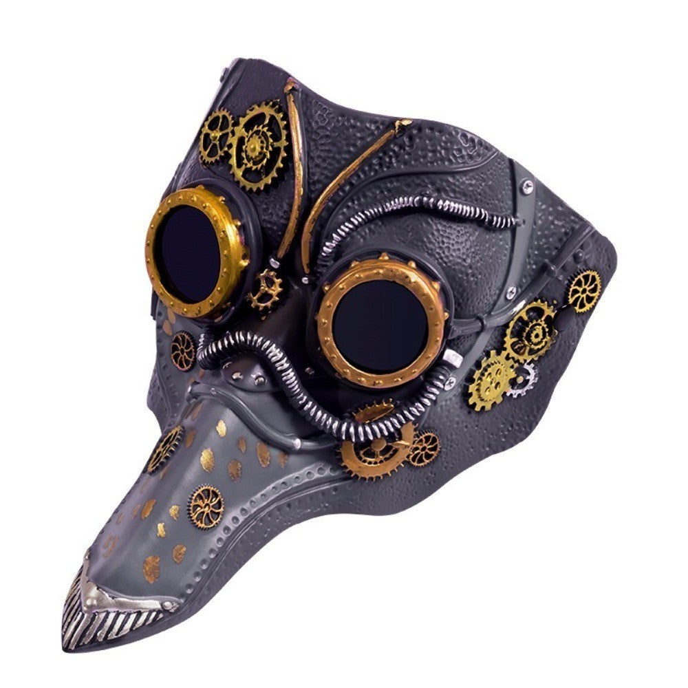 New Long Nose Plague Doctor Mask Gothic Steampunk Plague Mask Party Dress-up Proboscis Halloween Cosplay Mask