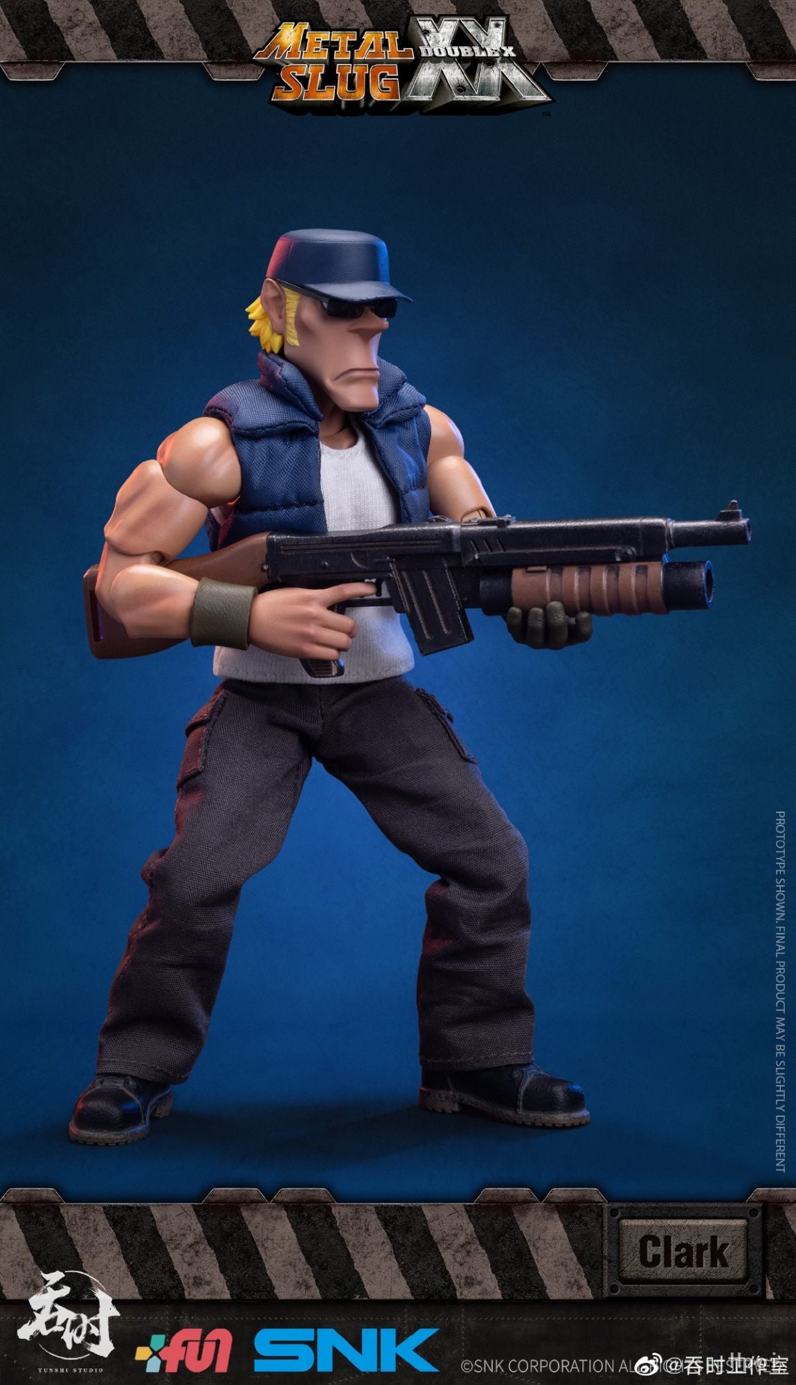 ?Original?Tunshi Studio TS-009 Metal Slug XX Clark Still TS-010 Ralf Jones Coleção de Enfeites 1/12