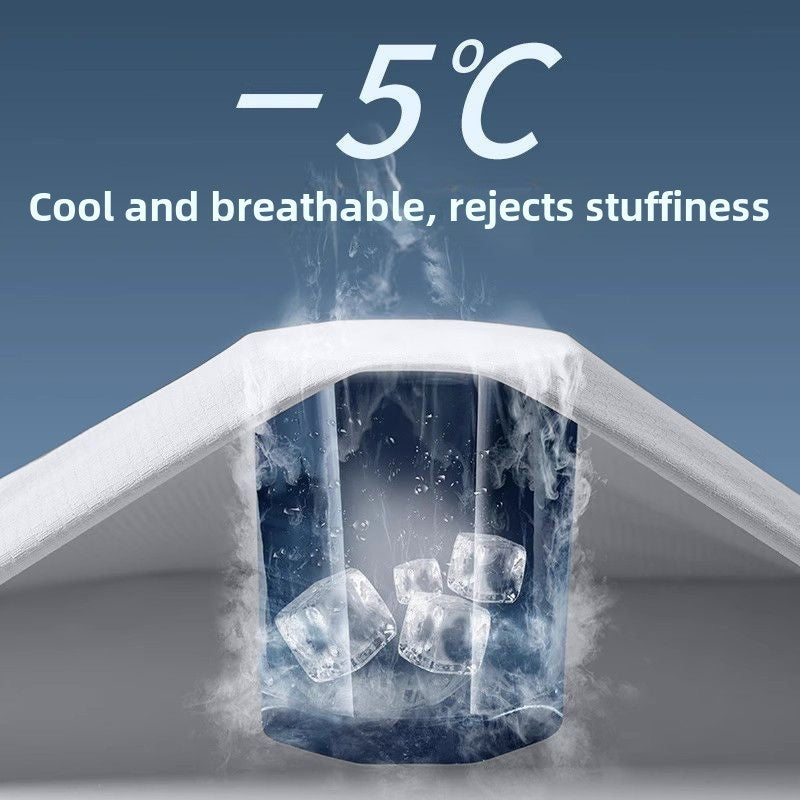 5pcs Men's Lightweight Summer Ice Silk Athletic Set Quick-Dry Running Clothes Outdoor Kit Cycling Fitness Men's Sportswear Set