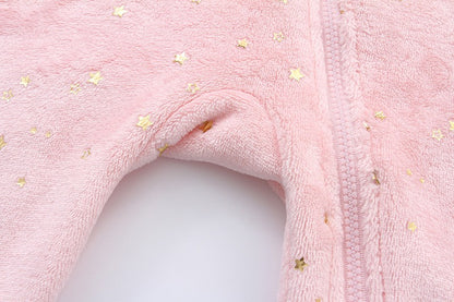 Newborn Baby Clothes Flannel Autumn Winter Baby Boys Girls Rompers Cartoon Newborn Bodysuit Soft Warm Jumpsuit for Babies 0-12M