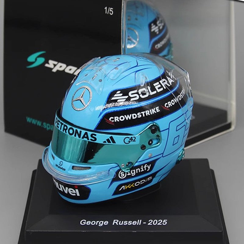 Novo estoque Spark 1:5 F1 2025 Série de Capacetes Norris Mcl39 Simulação Resina Modelo em Miniatura Brinquedos Personalizados Presente Coleção Ornamento