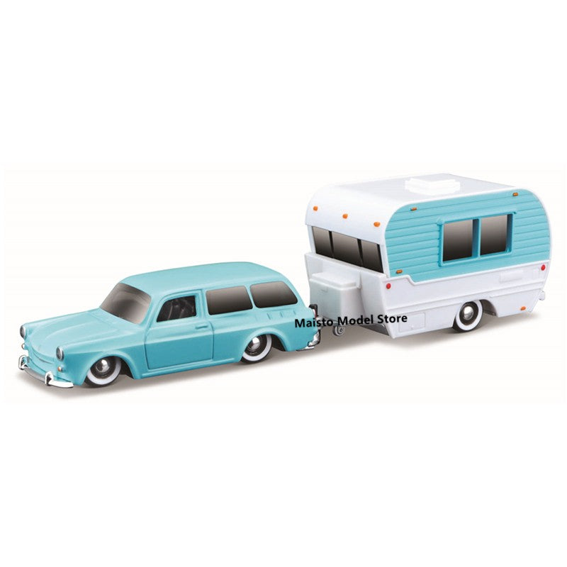 Maisto 1:64 Volkswagen Mercedes Benz Ford Chevrolet Brand collectible trailer die-cast precision model car Model collection gift