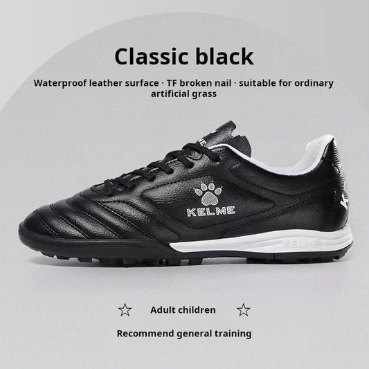 Kelme Tf Broken Nail Football Shoes Adult Youth Non-slip Football Shoes Artificial Grass Five-a-side Game Football Shoes Sports