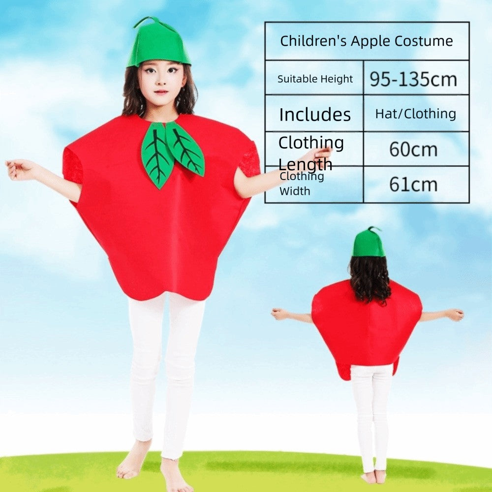 Fruit Fruit Vegetable Cosplay Costume Portable Cosplay Dance Performance Costumes 90-140CM Performances Cos Clothing