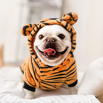 Roupas de cachorro de estimação macias e quentes de lã, macacões para cães, roupas de estimação para cães pequenos, roupas de cachorrinho e gatos, casaco de fantasia para Chihuahua Yorkshire