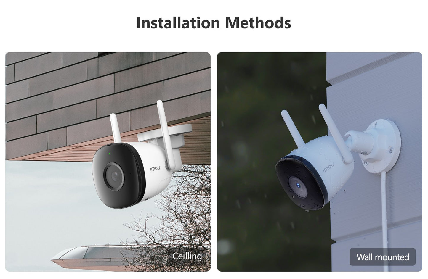 IMOU Outdoor Bullet 2C 5MP Wifi Camera Weatherproof AI Human Detection Outdoor Surveillance ip Camera