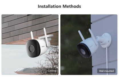 IMOU Outdoor Bullet 2C 5MP Wifi Camera Weatherproof AI Human Detection Outdoor Surveillance ip Camera