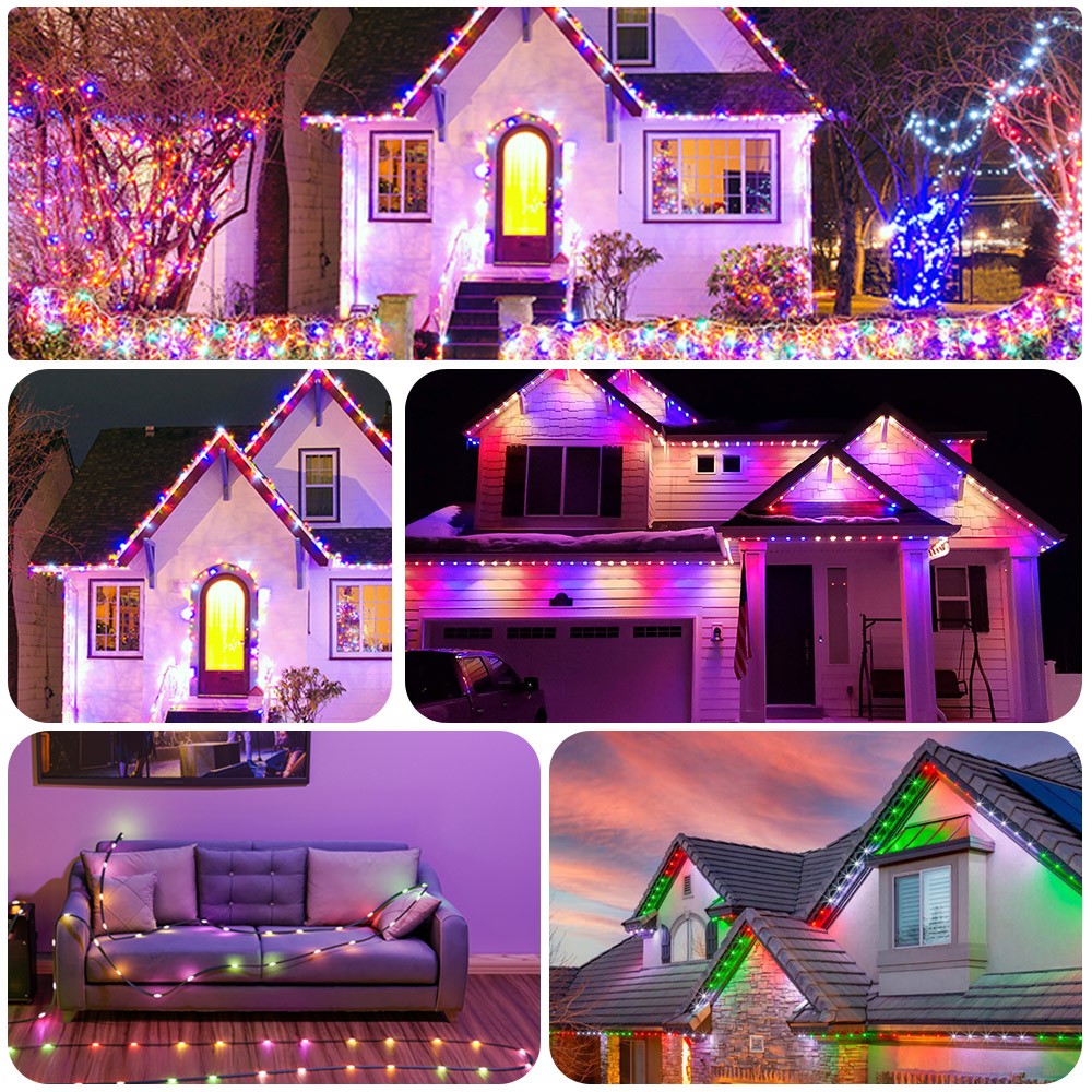 WS2812B LED String WS2812 Addressable Individually RGB Dream Color Christmas Party Birthday Decor Strip Lights IP67 Waterproof