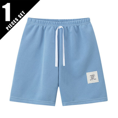 1/3 Pcs Children's Basic Joker Shorts Boy Leisure Sports Tether Pants Girl Fashion Comfortable Multicolor Combination Hot Pants