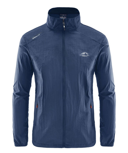Summer Men's Sun Protection Casual Breathable Sports Windproof Water Resistant Ultrathin Jacket Outdoor Fishing Skin Clothing