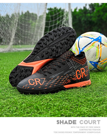 2025 New Men Soccer Shoes Unisex Drop Shipping Football Boots Breathable Sports Cleats Professional Outdoor Ultralight Non-slip