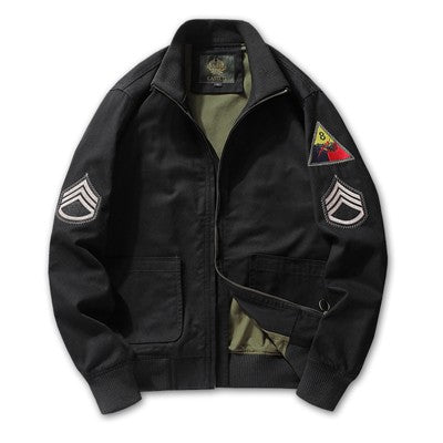 Autumn Men's Bomber Jacket Casual Male Outdoor Windbreaker Baseball Coats Fashion Retro Men Cotton Ma-1 Pilot Jackets  Clothing
