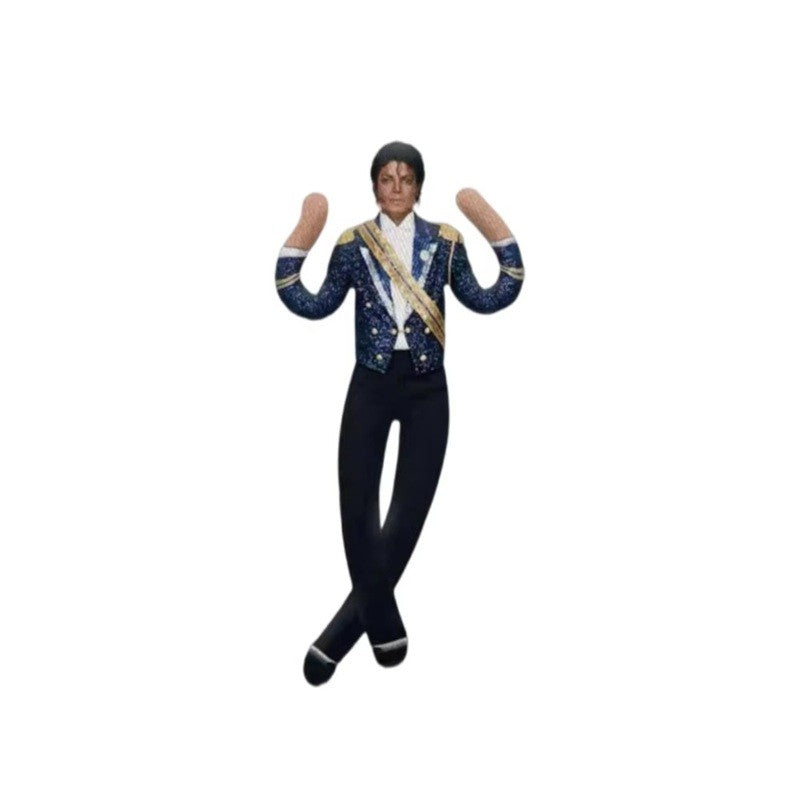 1/6pcs Michael Jackson Dolls Dried rat Plush Doll With Wire Frame Poseable Figure Movable Joints Abstract Toys Gifts Home Decor
