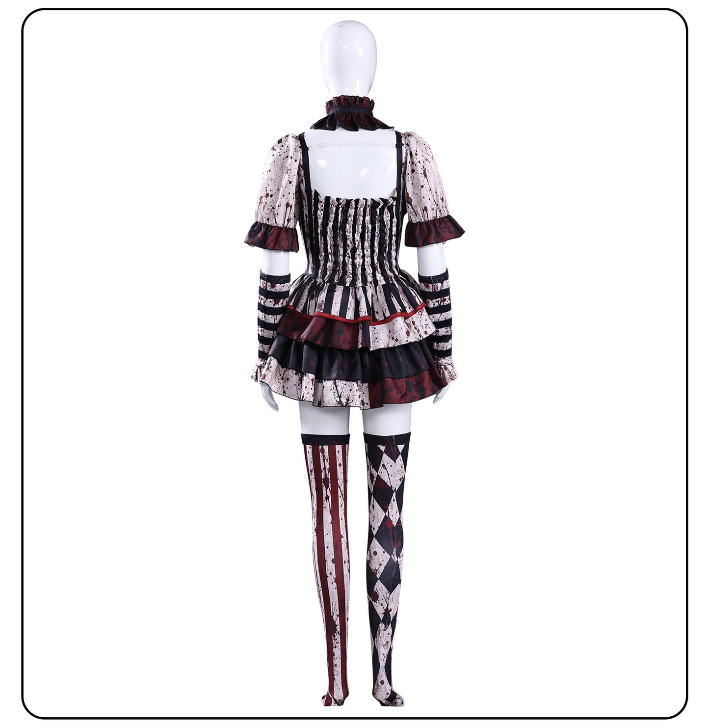 Terrifier Art Clown Joker Cosplay Costume Dark Clown Full Set for Men Women Role Play Horror Dress Suit Halloween Carnival Party