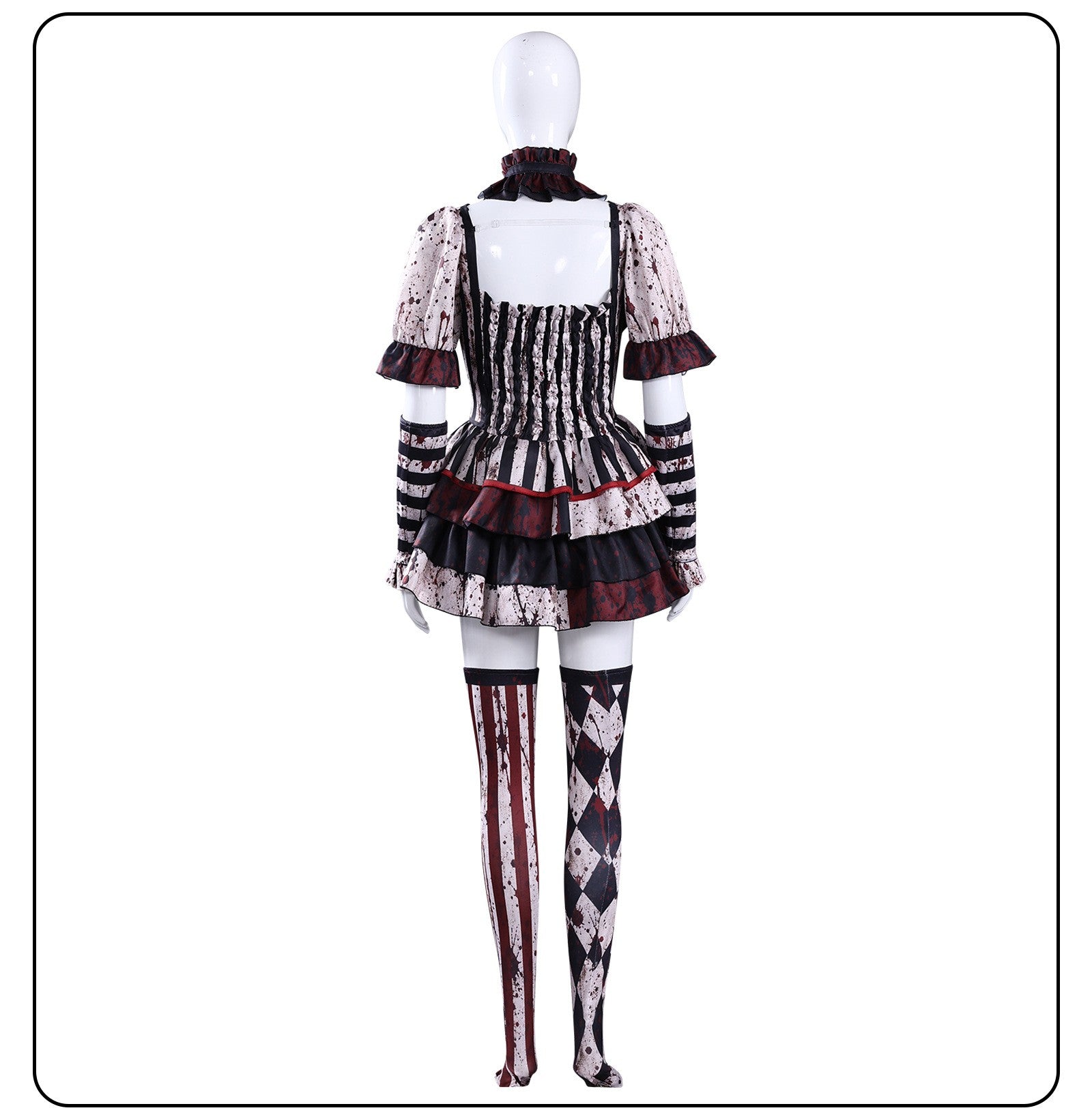 Terrifier Art Clown Joker Cosplay Costume Dark Clown Full Set for Men Women Role Play Horror Dress Suit Halloween Carnival Party