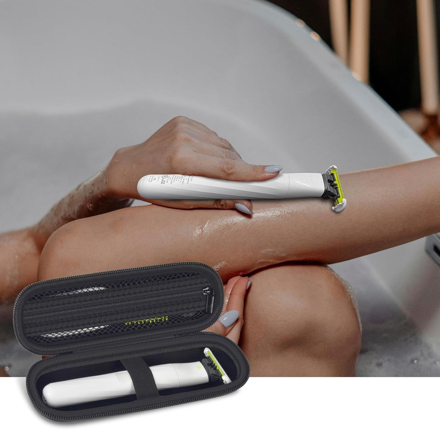 Storage Bag Compatible with Philips Norelco OneBlade Unisex Intimate Pubic & Personal Body Groomer&Trimmer QP1924/70 (Box Only)