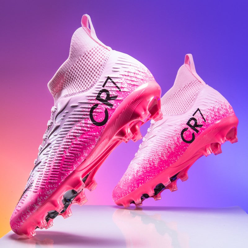 New Men Football Boots Sneakers High-top Non-Slip Futsal High-quality Soccer Shoes Cleats Grass Match Indoor Hot-selling FG/TF